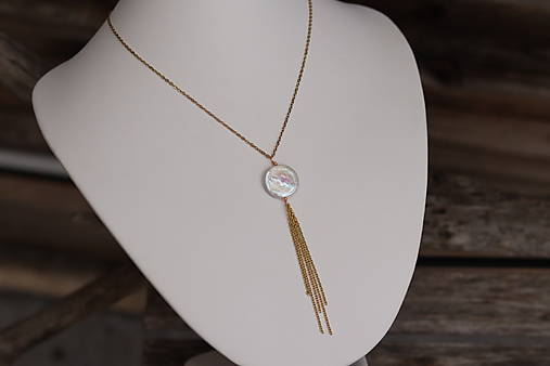 Perlový náhrdelník s barokovou perlou