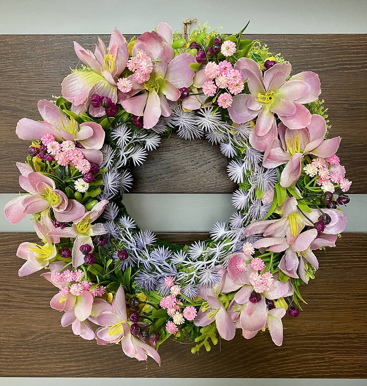 Jarný letný veniec dekorácia na dvere CV9