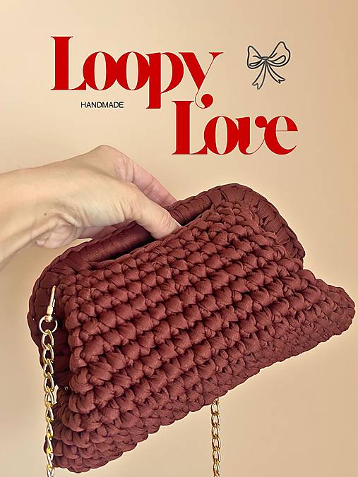 Kabelky - Háčkovaná kabelka Clutch - 18129188_