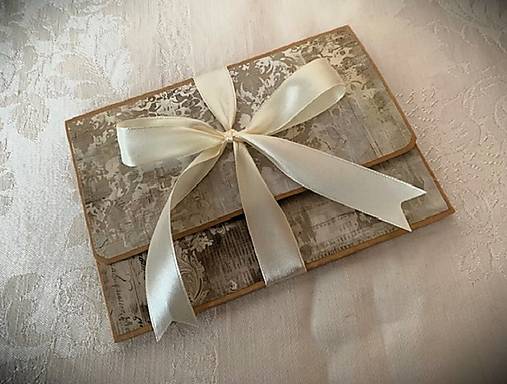 Papiernictvo - Darčeková krabičková obálka na peniaze s osobným venovaním - 18132958_