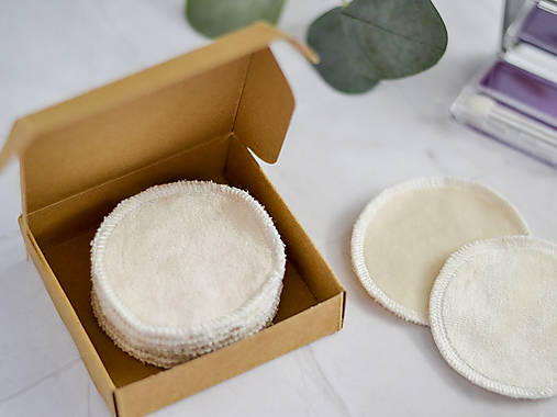 Úžitkový textil - Zamatové odličovacie tampóny - 18131546_