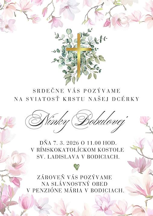 Papiernictvo - OBJ na krstiny - 18132287_