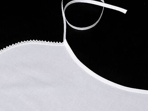 Svadobný bavlnený alebo saténový podbradník pre dvoch