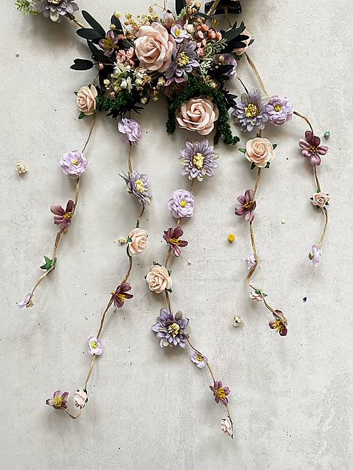 Kvetinová aplikácia so závojom "zatancuj si so mnou"