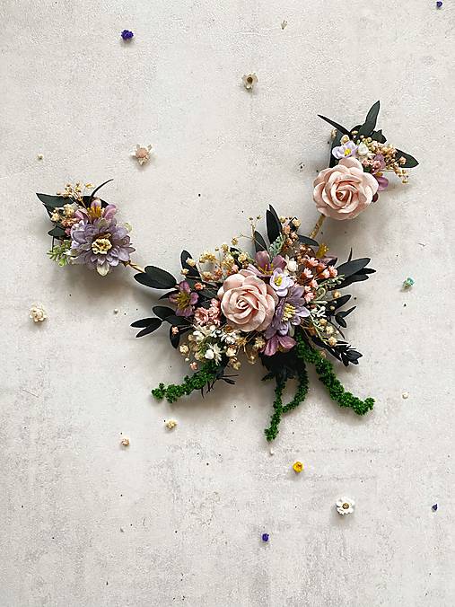 Kvetinová aplikácia so závojom "zatancuj si so mnou"