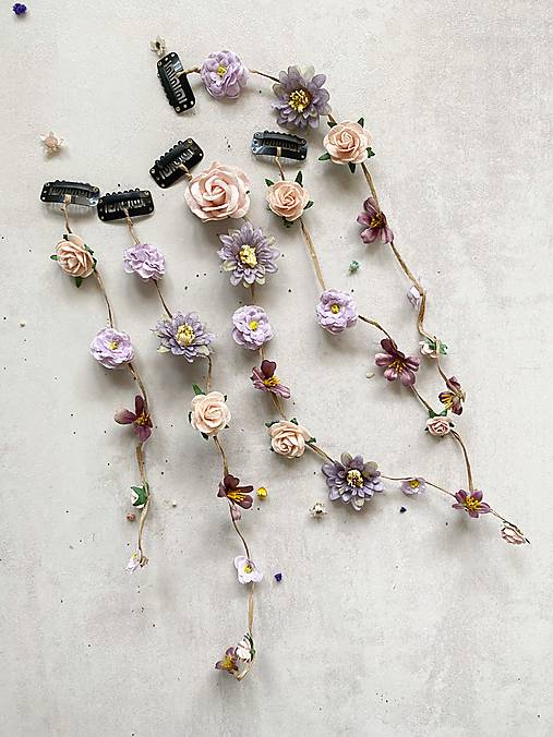 Kvetinová aplikácia so závojom "zatancuj si so mnou"