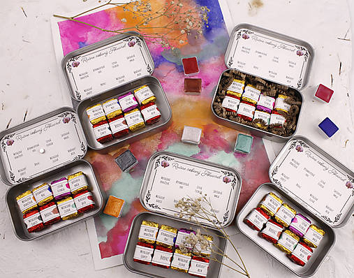 Iný materiál - Akvarelové farby Čarovná sada - 18130776_