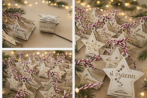 Tabuľky - Ďakovná hviezdička pre klientov - na ferrero - 18131854_