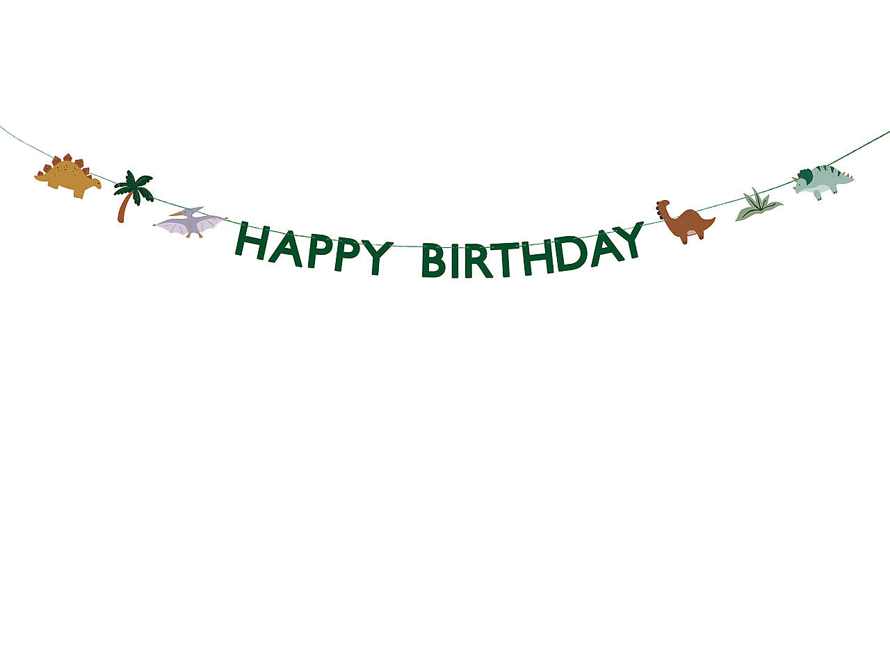 Baner happy birthday dinosaurus