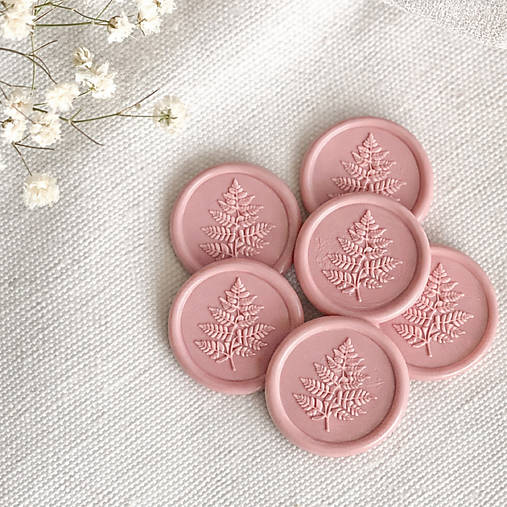 Papiernictvo - Hotové samolepiace pečate - Papraď - 18134747_