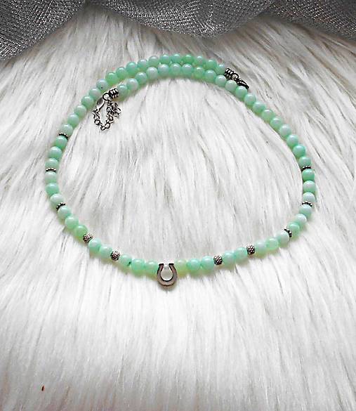 Náhrdelníky - Náhrdelník- akvamarín - 18134781_