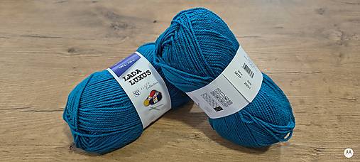 Galantéria - Lada Luxus (54777- Modro Tyrkysová) - 18134607_