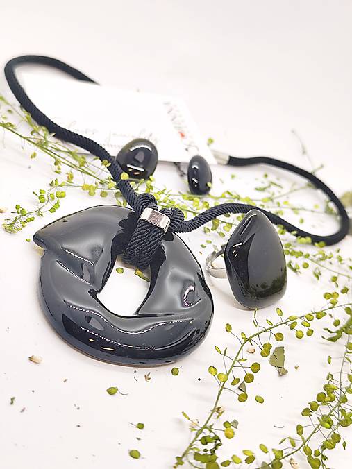 Súprava TERÉZIA– náhrdelník, náušnice a prsteň