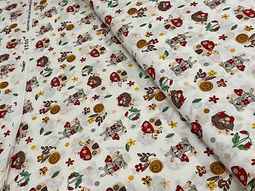 100% BAVLNA STOF/ ZVIERATKÁ