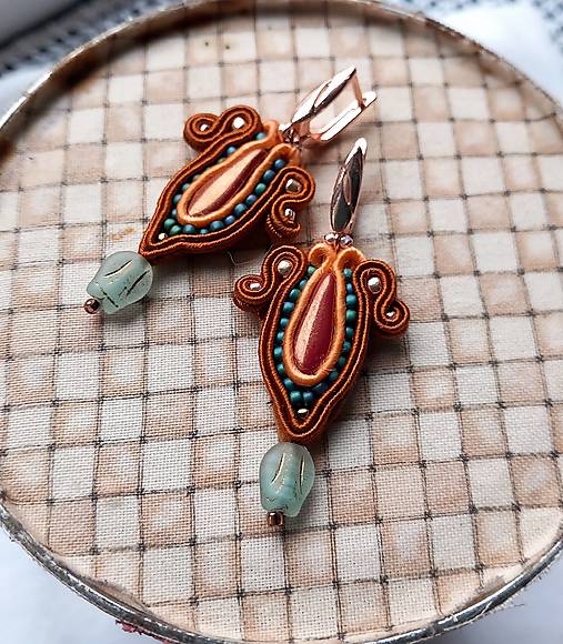 Náušnice - Tulipan - 18134580_