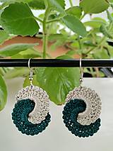 Náušnice - Háčkované náušnice  - 18134785_