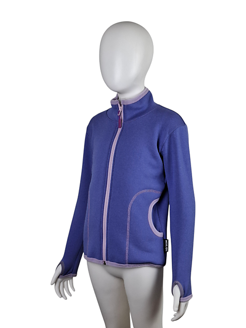 Mikiny - Termo mikina ZIP lili - 18133850_