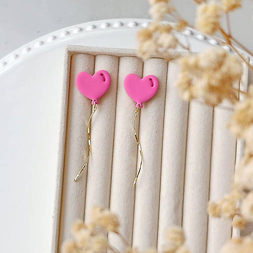 Náušnice - Balloon- visiace balónové náušnice - 18134362_