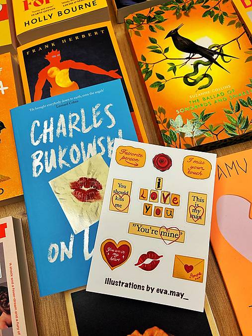 Grafika - Samolepky „Zápisky o láske“ - 18134924_