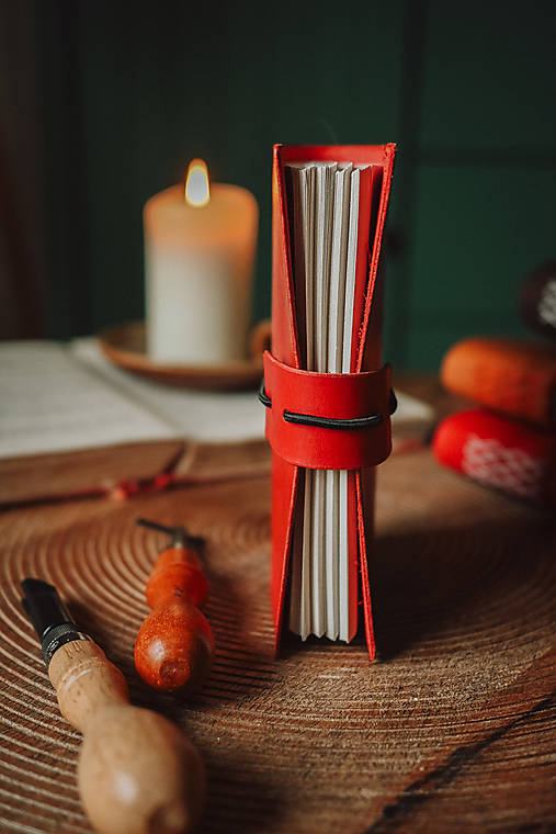 Kožený zápisník - Ellie