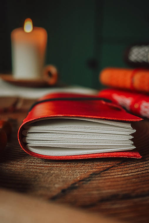 Kožený zápisník - Ellie