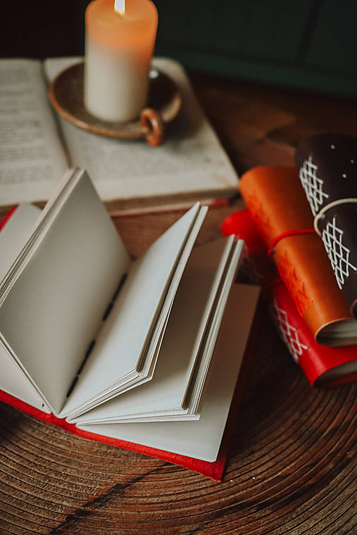 Kožený zápisník - Ellie