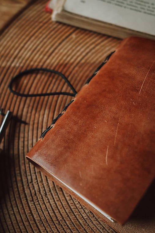 Kožený zápisník - Pierre