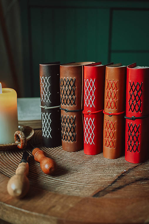 Kožený zápisník - Pierre