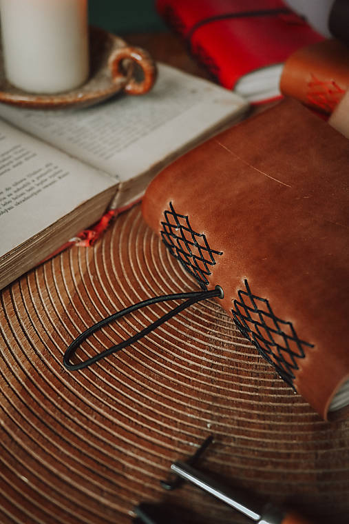 Kožený zápisník - Pierre