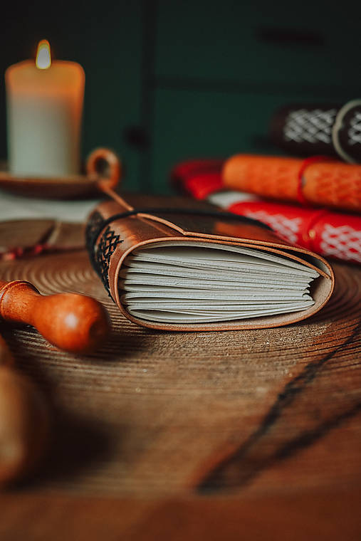 Kožený zápisník - Pierre