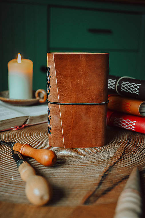 Kožený zápisník - Pierre