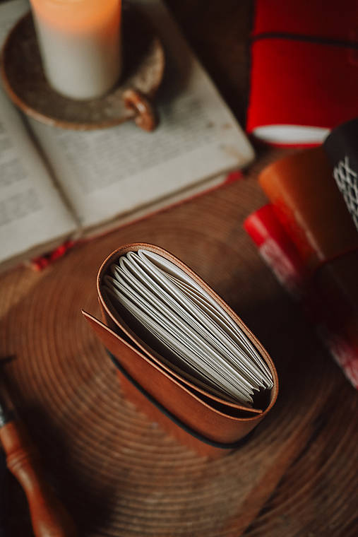 Kožený zápisník - Pierre