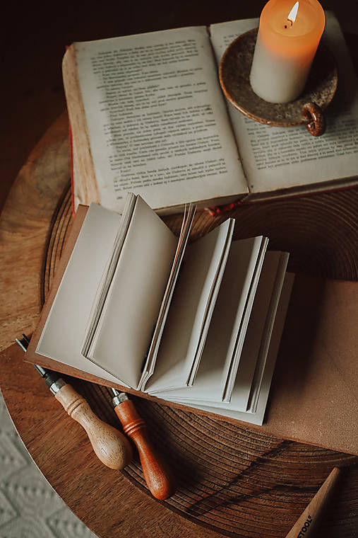 Kožený zápisník - Pierre