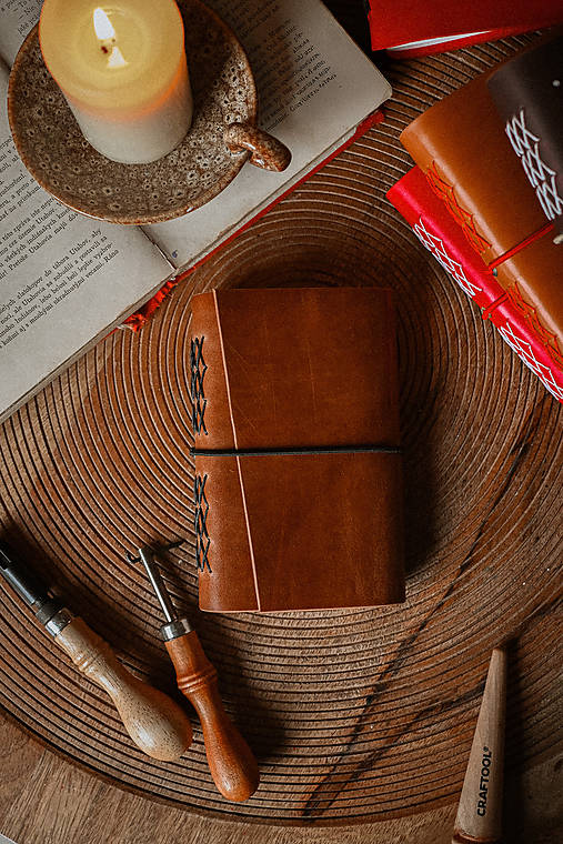 Kožený zápisník - Pierre