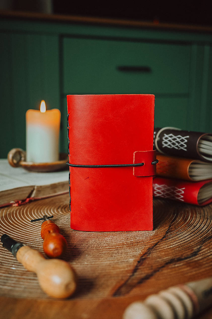 Kožený zápisník - Ellie