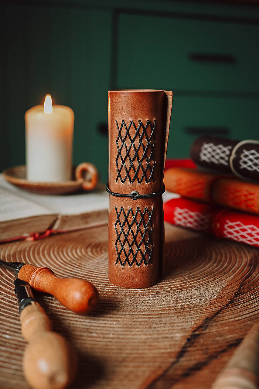 Kožený zápisník - Pierre