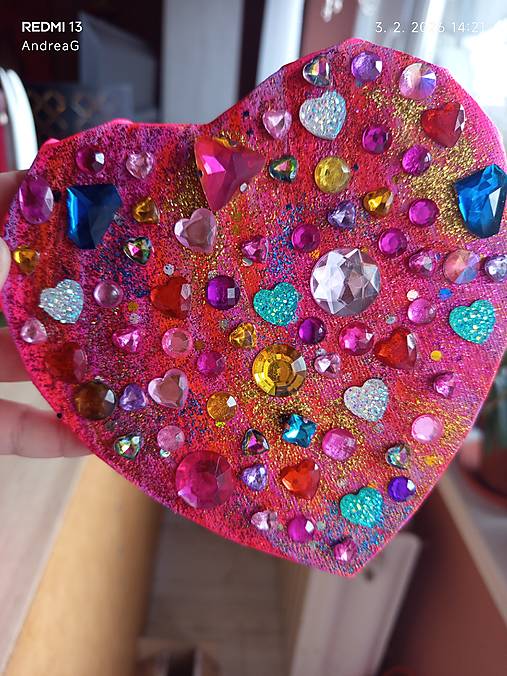 Obrazy - Srdiečko - 18135805_