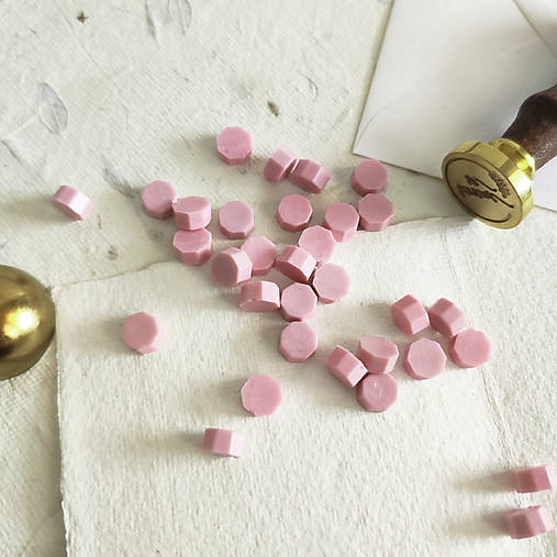 Suroviny - Pečatný vosk 30ks na 10 pečatí (Staroružový) - 18137105_