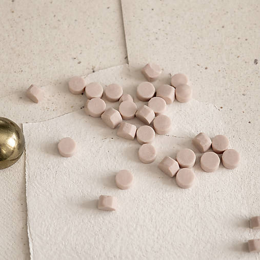 Suroviny - Pečatný vosk 30ks na 10 pečatí (Taupe) - 18137113_