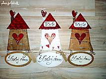 Tabuľky - Menovka - domček - 18137325_