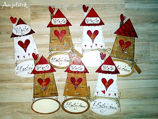 Tabuľky - Menovka - domček - 18137324_