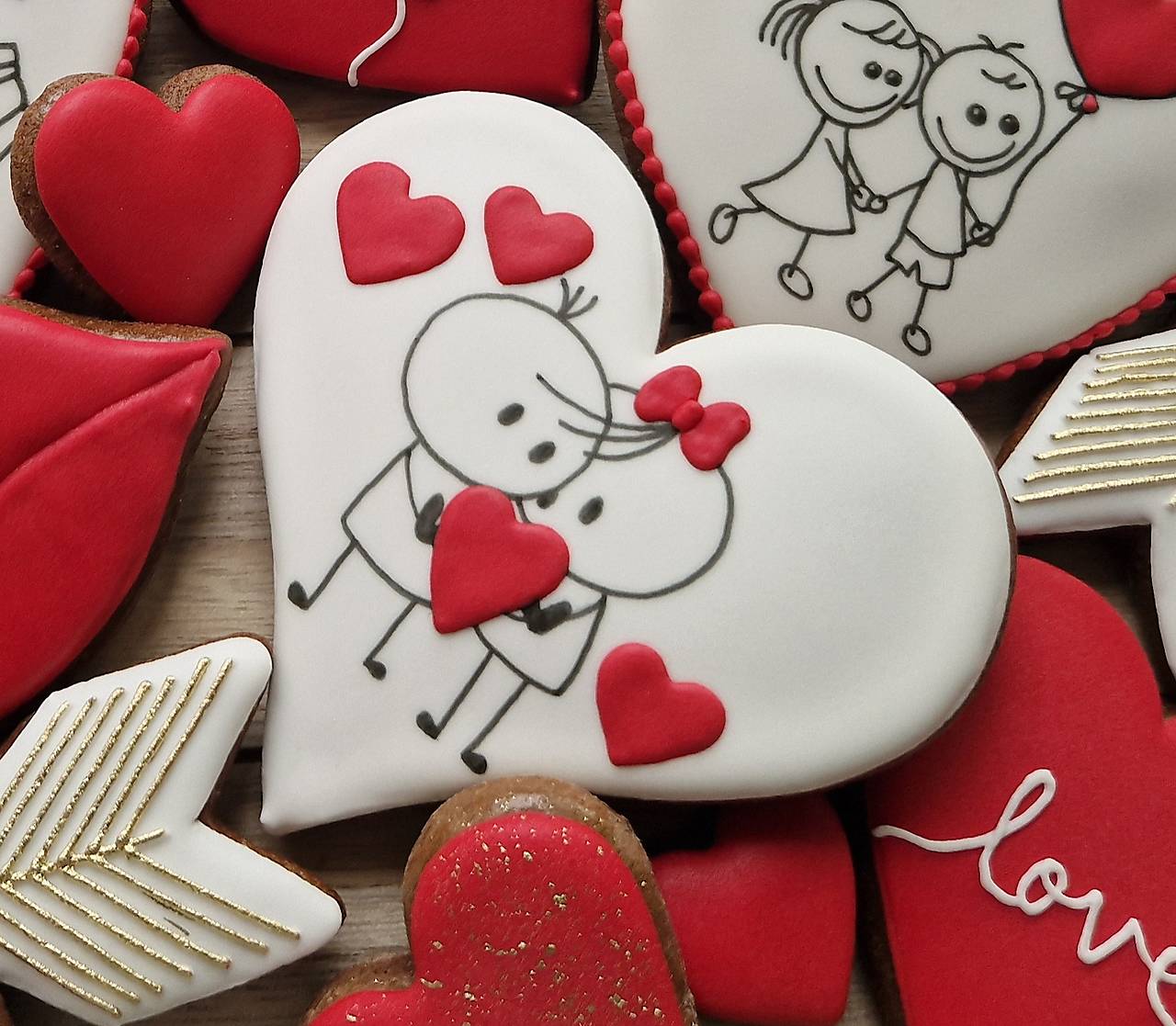 Dekorácie - Medovníkové srdiečko - 18137460_