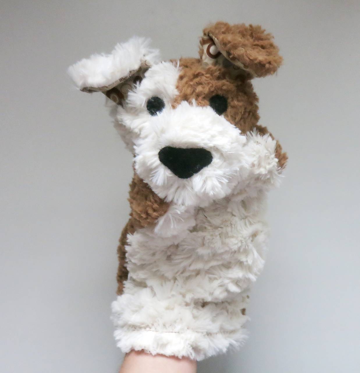 Maňuška psík chlpatý (Smotanovohnedý s krúžkovými uškami)