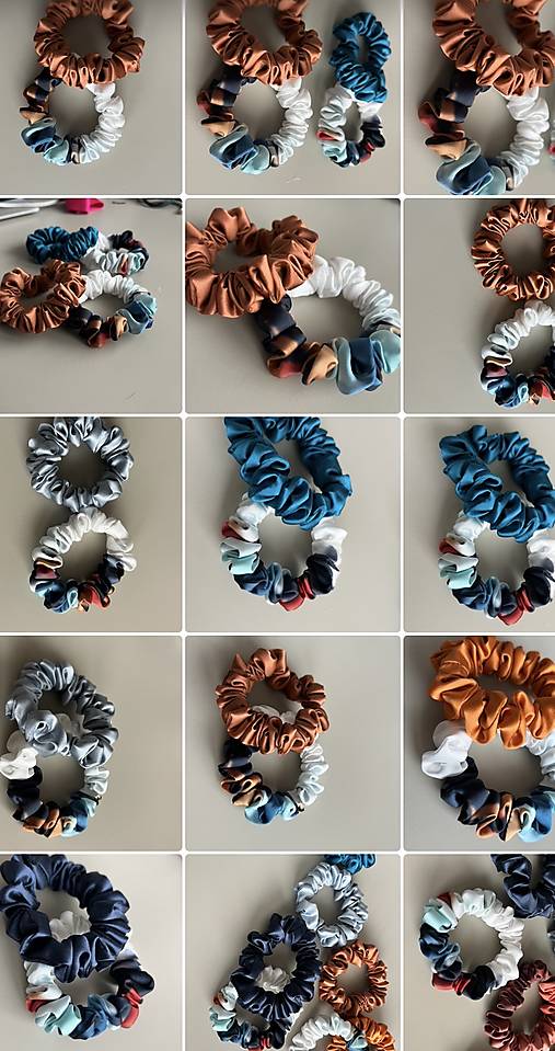 Ozdoby do vlasov - gumičky Valentínky - 18137385_