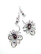 Náušnice - Náušnice NXXL1 "Bytostně svá", mix perel - 18138776_