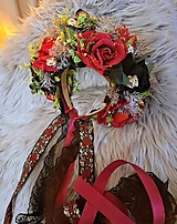 Ozdoby do vlasov - Folklórna čelenka Sila Lásky♡ - 18138759_