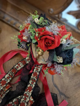 Ozdoby do vlasov - Folklórna čelenka Sila Lásky♡ - 18138760_