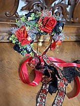 Ozdoby do vlasov - Folklórna čelenka Sila Lásky♡ - 18138761_