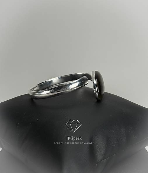 Strieborný 925/1000 náramok s labradoritom