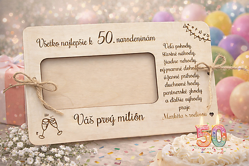 Tabuľky - Obálka na peniaze - Narodeninová - 18138714_